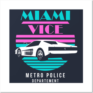 Miami Vice - Police Department Posters and Art